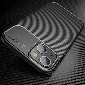 iPhone 13 Pro Max Vennus karbon szilikon tok fekete karbon minta