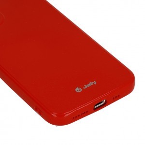 iPhone 12 mini Jelly szilikon tok piros