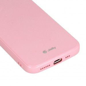 Jelly szilikon tok iPhone 12 mini világos pink