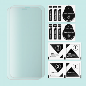 iPhone 13 Pro Max / 14 Plus kijelzővédő üvegfólia 9H 2.5D HD 0.33mm Alphajack (2db)