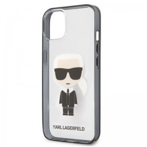 iPhone 13 Karl Lagerfeld Ikonik Karl tok átlátszó (KLHCP13MHIKCK)