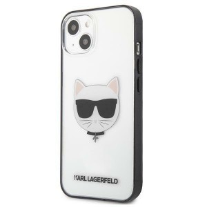 iPhone 13 Mini Karl Lagerfeld Ikonik Choupette tok átlátszó (KLHCP13SHCHCK)