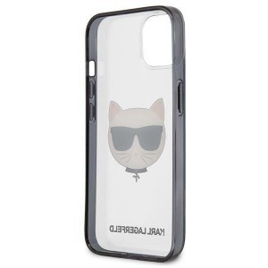 iPhone 13 Mini Karl Lagerfeld Ikonik Choupette tok átlátszó (KLHCP13SHCHCK)