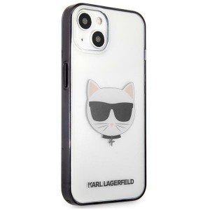 iPhone 13 Mini Karl Lagerfeld Ikonik Choupette tok átlátszó (KLHCP13SHCHCK)