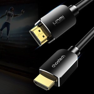 Choetech HDMI 2.1 kábel 8K 60Hz 48Gbps / 4K 144Hz / 2K 165Hz 3D Dynamic HDR 2m fekete (XHH03)
