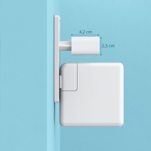 Choetech USB fali töltő adapter Type C 20W tápellátás + USB C - Lightning kábel 1,2m fehér (PD5005)-5