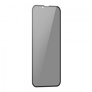 iPhone 13 Mini Baseus Anti Spy 2x kijelzővédő üvegfólia 0,3 mm fekete kerettel (SGQP010601)