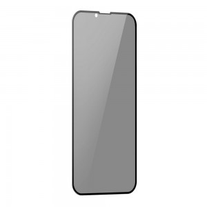 iPhone 13 Pro Max/14 Plus Baseus Anti Spy Full Screen Glass 0,23mm 2x kijelzővédő üvegfólia fekete kerettel (SGQP020501)