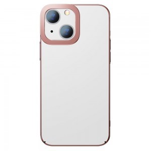 iPhone 13 Baseus Glitter kemény PC tok rózsaszín (ARMC000904)