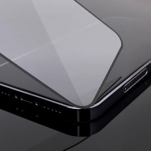 iPhone 13 Mini Wozinsky 2 x Full Glue Super Tough kijelzővédő fólia fekete
