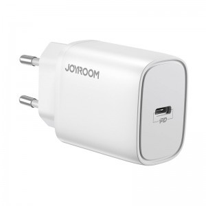 Joyroom20W gyorstöltő fali adapter USB Type C PD (EU plug) fehér