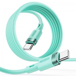 Joyroom USB Type C - USB Type C kábel 3A 1.8m zöld