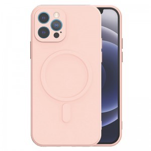 iPhone 13 Pro TEL PROTECT MagSilicone tok világos rózsaszín