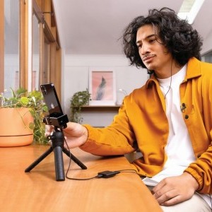RODE AI-Micro két csatornás TRS/TRRS mikrofon és fejhallgató interfész USB-C aljzattal, Lightning, USB-C és USB-A kábelekkel-3