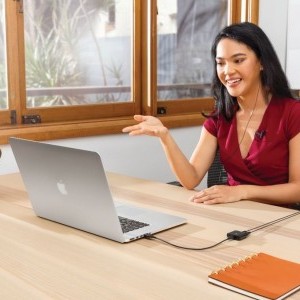 RODE AI-Micro két csatornás TRS/TRRS mikrofon és fejhallgató interfész USB-C aljzattal, Lightning, USB-C és USB-A kábelekkel-5