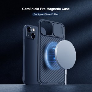 iPhone 13 Mini Nillkin CamShield Pro Magnetic tok fekete Magsafe