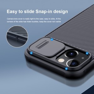 iPhone 13 Nillkin CamShield Pro Magnetic tok kék