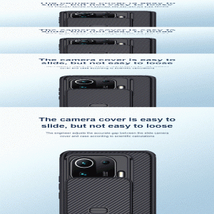 Xiaomi Mi 11 Pro Nillkin CamShield Pro tok fekete