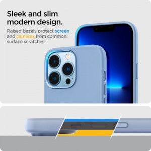 iPhone 13 Pro Spigen Silicone Fit tok Sierra kék (ACS03908)