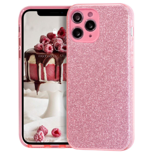 iPhone 13 Pro Glitter tok rózsaszín Alphajack