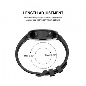 Garmin Fenix 3/5X/3HR/5X PLUS/6X/6X PRO/7X Tech-Protect Smooth óraszíj fekete