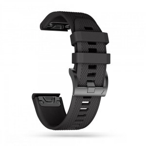 Garmin Fenix 3/5X/3HR/5X PLUS/6X/6X PRO/7X Tech-Protect Smooth óraszíj fekete