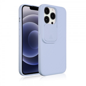 iPhone 13 Pro MAX Nexeri Szilikon tok kameralencse védővel kék