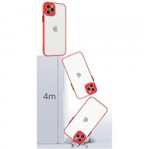 iPhone 12 Pro Milky Szilikon flexibilis tok piros