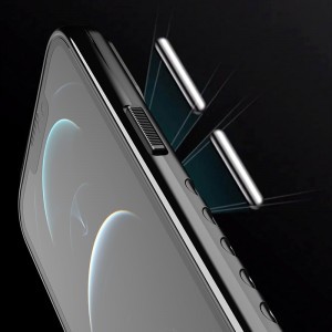 iPhone 13 Pro Thunder fokozott védelmet biztosító flexibilis TPU tok fekete