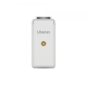 ULANZI ST-07 mobiltelefon rögzítő, telefontartó adapter két 1/4-es furattal, vakupapucs foglalattal fehér (2152)