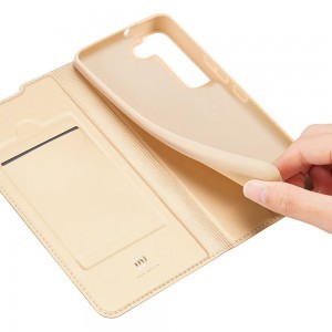 Samsung Galaxy S22 Dux Ducis Skinpro fliptok arany