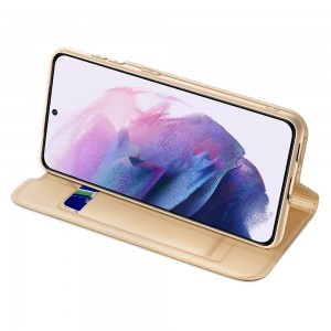 Samsung Galaxy S22 Dux Ducis Skinpro fliptok arany