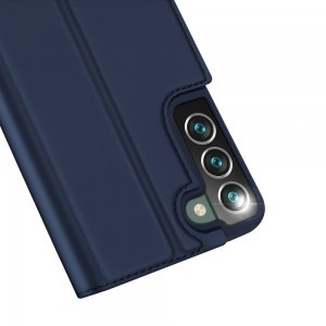 Samsung Galaxy S22 Plus Dux Ducis Skinpro fliptok kék