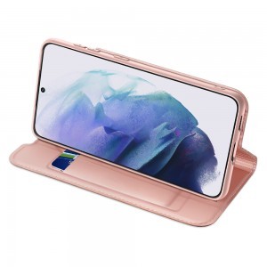 Samsung Galaxy S22 Plus Dux Ducis Skinpro fliptok rózsaszín
