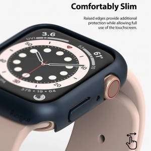 Apple Watch 6 44mm / 5 44mm / 4 44mm / SE 44mm Ringke Slim Watch 2x tok átlátszó + króm (S488108RS)