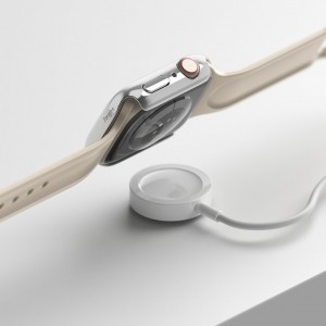 Apple Watch 7 45 mm Ringke Slim 2x Tok Átlátszó / Króm
