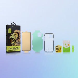 iPhone 11 Pro Max Bestsuit 6in1 Tok / flexi kijelzővédő üveg / hátlapi fólia / kamera védő üveg / tisztító ruha / applikátor (D30 Buffer)