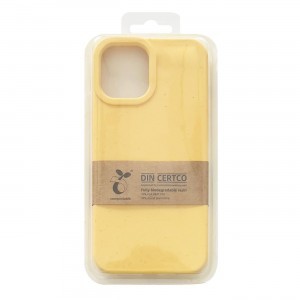 iPhone 12 Pro Szilikon eco shell citromsárga
