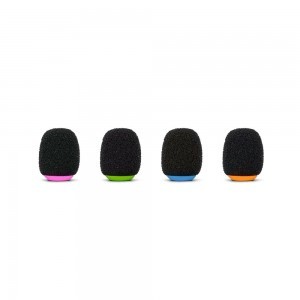 RODE COLORS2 színjelölt mikrofonszivacsok, kábeljelölő gyűrűk, csípesz címkék és öntapadós matricák, 4 kölönböző színű darab / csomag-4