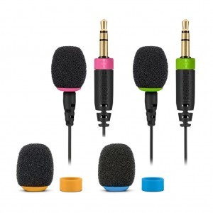 RODE COLORS2 színjelölt mikrofonszivacsok, kábeljelölő gyűrűk, csípesz címkék és öntapadós matricák, 4 kölönböző színű darab / csomag-5
