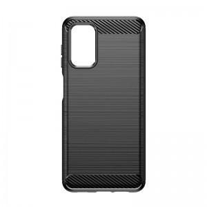 Samsung Galaxy A13 5G Carbon szénszál mintájú TPU tok fekete