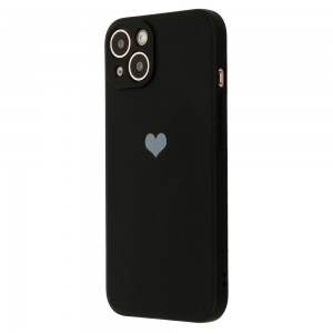 iPhone 13 Pro Max Vennus szilikon tok szív mintával fekete