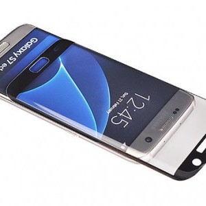 Samsung Galaxy S7 Edge 3D kijelzővédő üvegfólia fekete