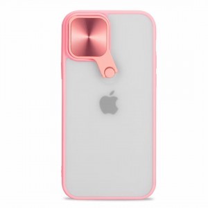 iPhone 12 Tel Protect Cyclops tok világos rózsaszín