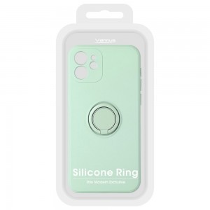 iPhone X/XS Vennus Silicone Ring tok menta színű