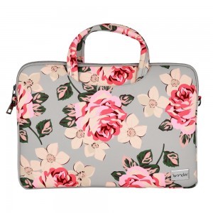 Wonder Briefcase laptop táska 13-14'' szürke rózsás
