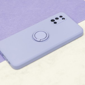 Xiaomi Redmi 10/Redmi Note 11 4G KÍNAI VERZIÓRA Szilikon tok hátlapi gyűrűvel lila