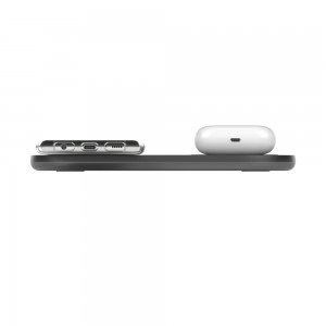 Belkin Boost Charge Dual vezeték nélküli töltőállvány 2x10W, fekete (WIZ002vfBK)