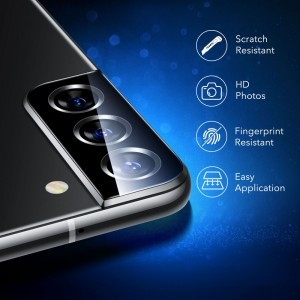 Samsung Galaxy S22/S22 Plus ESR 2x kameralencsevédő üveg fekete