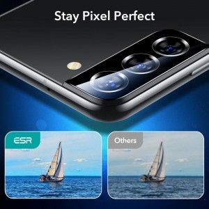 Samsung Galaxy S22/S22 Plus ESR 2x kameralencsevédő üveg fekete